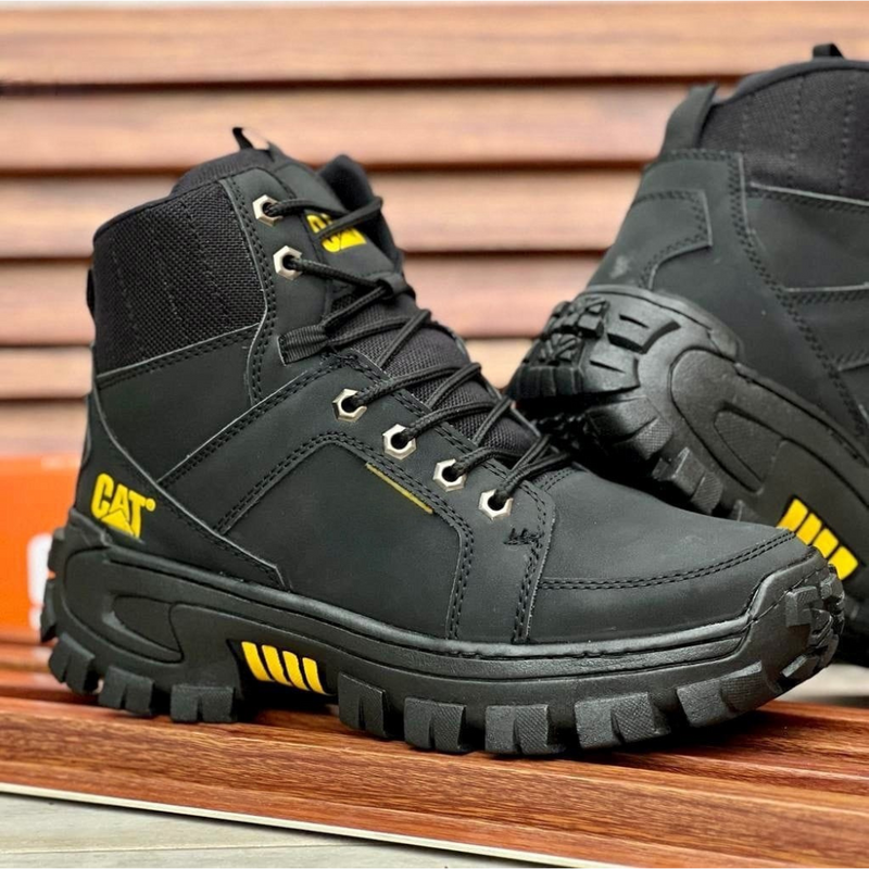 BOTA CAT 4.0 TRACTOR EN CUERO ⭐⭐⭐⭐⭐ LANZAMIENTO